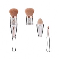 2019 Hotest Foundation Makeup Brush,Newest Design 3 in1 Shader Eyebrow Brush,Eyeshadow Blender Brush